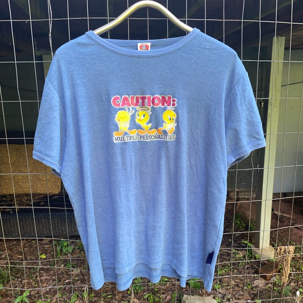 RARE Vintage Graphic Tweety Bird Multiple Personalities T-Shirt